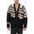 Neil Barrett Wool Cardigan With V-Neck Beige