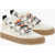 Marcelo Burlon Suede And Leather Ticinella Low-Top Sneakers With Contrast S Beige