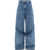 THE ATTICO Oversize Jeans SKY BLUE