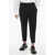 Neil Barrett Cuffed Hem Slim Fit Casual Pants Black