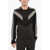 Neil Barrett Two-Tone Wool Modernist Sweater Black