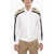 Neil Barrett Piquet Cotton Bomber Modernist Shirt White