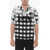 Neil Barrett Double Patterned Boxy Fit Shirt Black & White