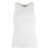 Ganni Ganni Cotton Tank Top WHITE