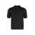 THE (ALPHABET) The (Alphabet) The (Knit) - Short Sleeve Cotton Polo Shirt Black