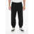 Neil Barrett Solid Color Joggers With Wool Side Bands Black