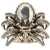 Alexander McQueen Antique Silver Spider Ring In LIGHT ANT. SILVER