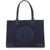 Tory Burch Ella Mini Tote Bag In Recycled Nylon TORY NAVY