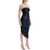 NORMA KAMALI Diana Strapless Dress In Lycra TRUE NAVY