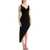 NORMA KAMALI Asymmetric Tara Dress BLACK