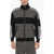 Neil Barrett Blouson Fit Embroidered Sweater Black & White