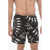 Neil Barrett Slim Fit Surfer Swim Shorts Black