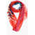 Dior Cashmere Flowers Pop Scarf Red