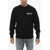 AMBUSH Brushed Cotton Crew-Neck Sweatshirt With Printed Logo Black