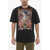 Palm Angels Printed Palm Concert Crew-Neck T-Shirt Black