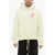 Palm Angels Cotton Leon Classic Hoodie With Patch Pocket Beige