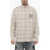 Palm Angels Checked Casual Shirt With Embossed Monogram Beige