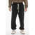 Palm Angels Solid Color Brushed Cotton Hunter Joggers Black