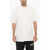 AMBUSH Solid Color Overlap Crew-Neck T-Shirt White