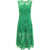 Self-Portrait Midi Dress GREEN