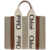 Chloe Woody Handbag WHITE - BROWN 1