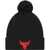 New Era Team Pop Bobble Beanie Chicago Bulls Hat Black