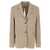 Loewe Tailored blazer with back lace Beige