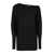 Philosophy Philosophy Di Lorenzo Serafini One-Shoulder Sweater Black