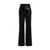 ROTATE Birger Christensen Rotate Birger Christensen Foil Jersey Straight' Pants Black