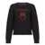 Pinko Pinko Burgos Wool Sweater With Logo NERO E MARRONE