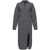 Pinko Pinko Vellutato Midi Dress In Wool And Cashmere With Slit GREY