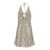 ROTATE Birger Christensen Net Sequins Mini Dress GREY