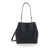 Tory Burch 'Mccraw' Black Bucket Bag With Tonal Logo In Leather Woman Black