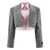 Alexander Wang Alexander Wang Pre-Styled Cropped Blazer With Dickie GREY