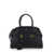 Ferragamo 'Hug M' Black Handbag With Logo And Gancini Buckle In Leather Woman Black