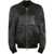BLANCHA® Blancha® Shearling Bomber Jacket Clothing Black