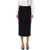 Alessandra Rich Alessandra Rich Longuette Midi Skirt Black