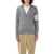 Thom Browne Thom Browne Classic V-Neck Cardigan Sustainable PALE GREY