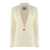 MSGM Msgm Wool Single-Breasted Blazer Beige