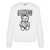 Moschino Moschino Sweatshirt With Teddy Bear Print WHITE