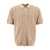 Beams Plus Beams Plus Zip Knit Mesh Polo Shirt Beige