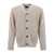 Beams Plus Beams Plus "Argyle Mesh" Cardigan Beige