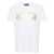 Versace Jeans Couture Versace Jeans Couture Cotton T-Shirt With Printed Logo BIANCO E ORO