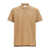 Burberry Burberry Logo Embroidery Polo Shirt Beige