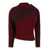 Philosophy Red Stripe Sweater With Buttons In Wool Blend Woman BORDEAUX