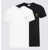 Versace Versace Black And White Cotton Blend T-Shirt Set WHITE