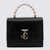 Jimmy Choo Jimmy Choo Black Avenue Top Handle Bag BLACK/LIGHT GOLD