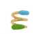 SUNNEI Sunnei 'Fusillo Double’ Ring MULTICOLOR