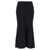 Alessandra Rich Alessandra Rich Maxi Wool Skirt Black