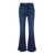 FRAME Blue Flared Jeans With High Waist In Denim Woman BLUE